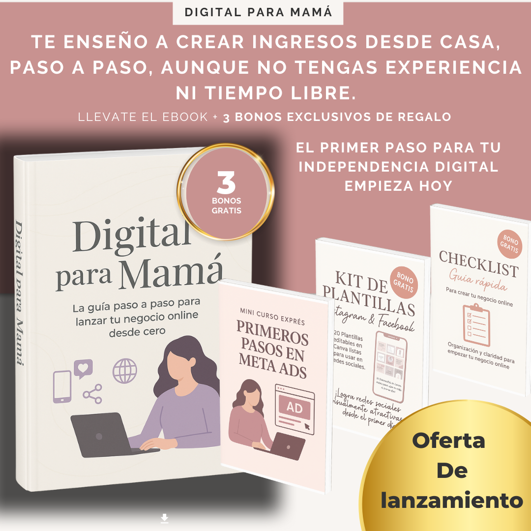 TU PRIMER NEGOCIO ONLINE EXPLICADO PASO A PASO +3 BONOS DE REGALO